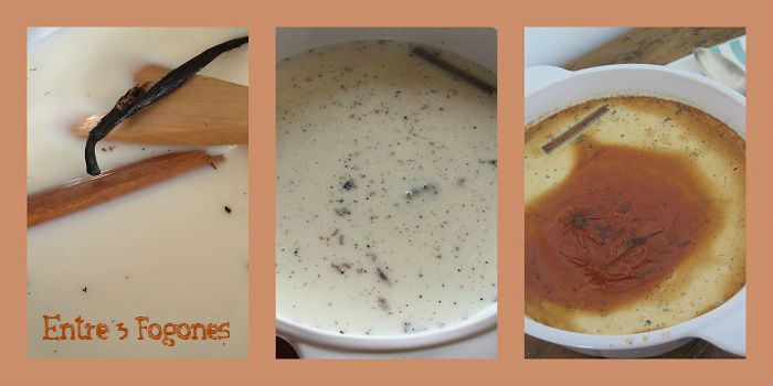 Pasos Arroz con Leche al horno