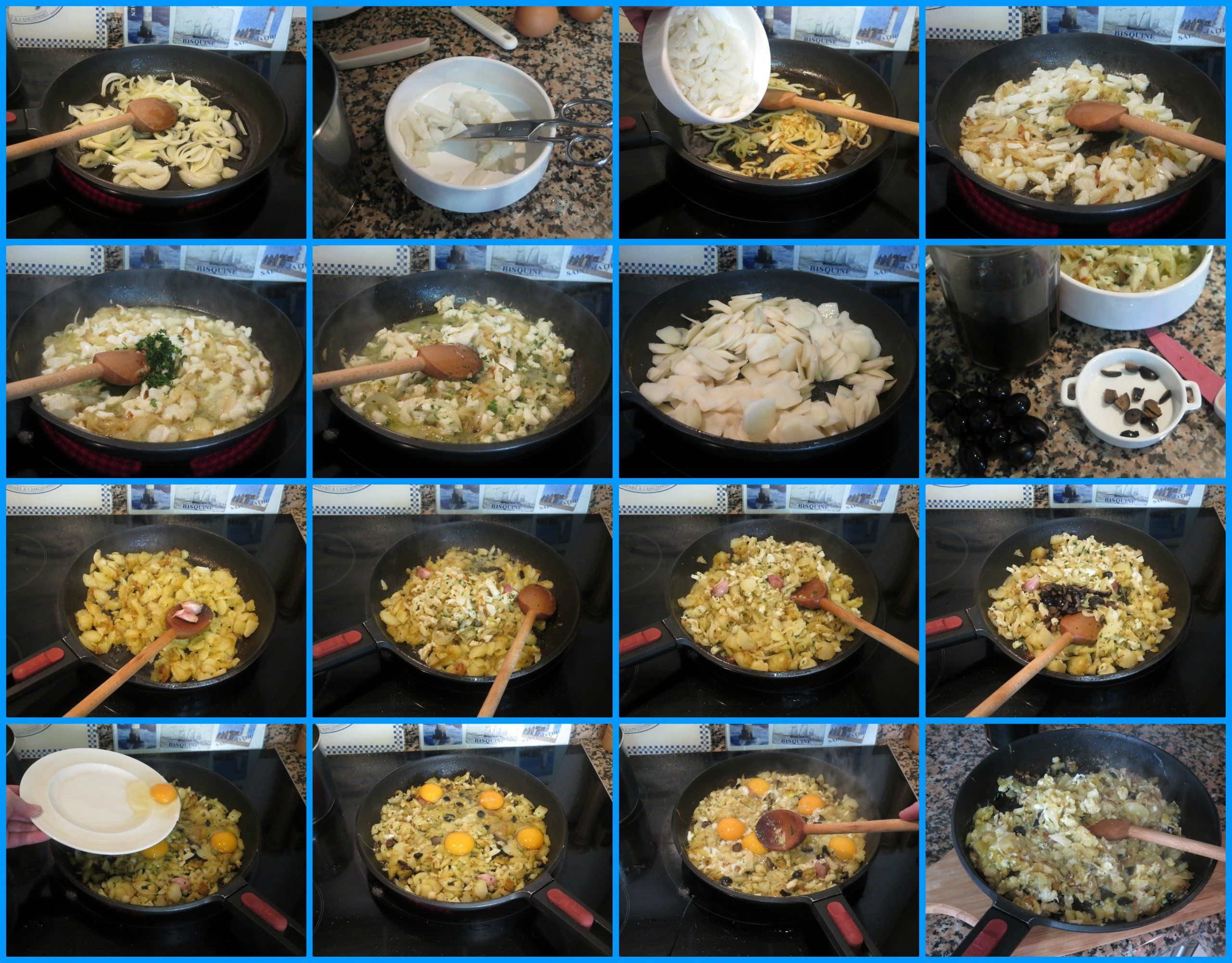 Pasos Bacalhau à Brás o Bacalao Dorado Pasos Bacalhau à Brás o Bacalao Dorado