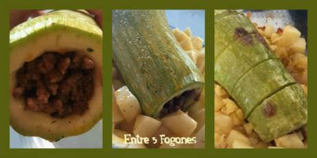 Calabacín Relleno de Carne