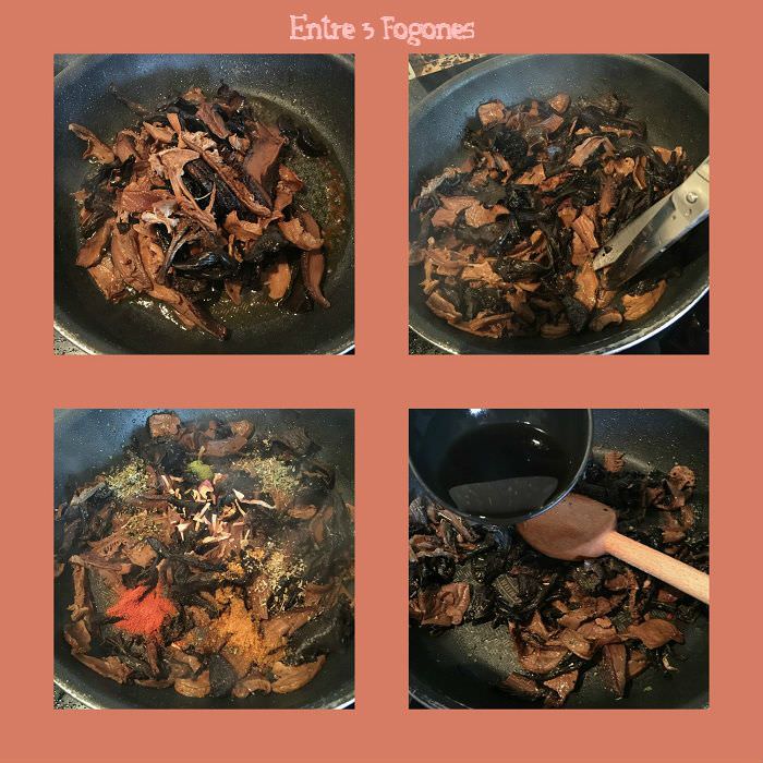 Pasos Calabaza Rellena de Setas con Ajo Negro y Trufa Pasos Calabaza Rellena de Setas con Ajo Negro y Trufa