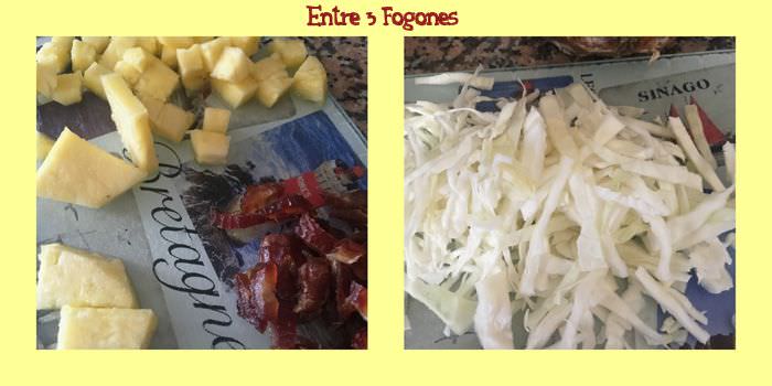Pasos Aliño de Pollo y Piña Pasos Aliño de Pollo y Piña