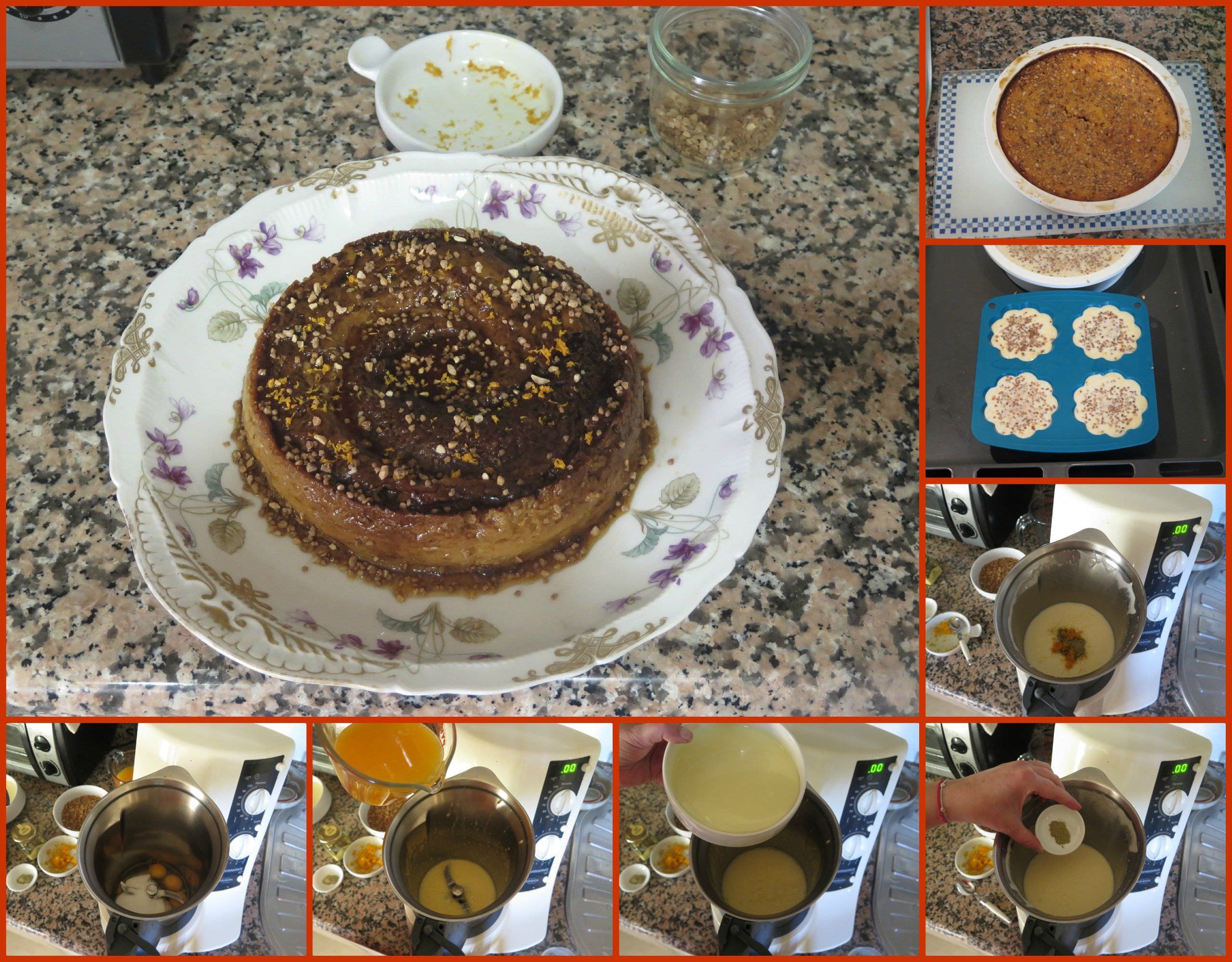 Pasos Flan de Leche Condensada con Naranja y Crocanti de Almendras Pasos Flan de Leche Condensada con Naranja y Crocanti de Almendras