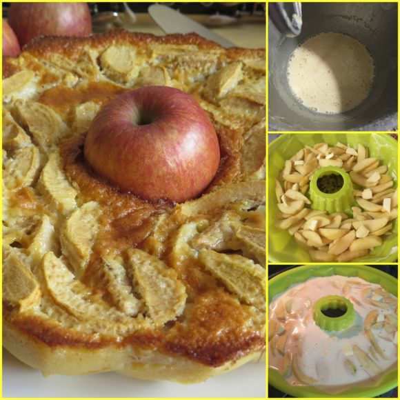 Pasos Flan de Manzanas