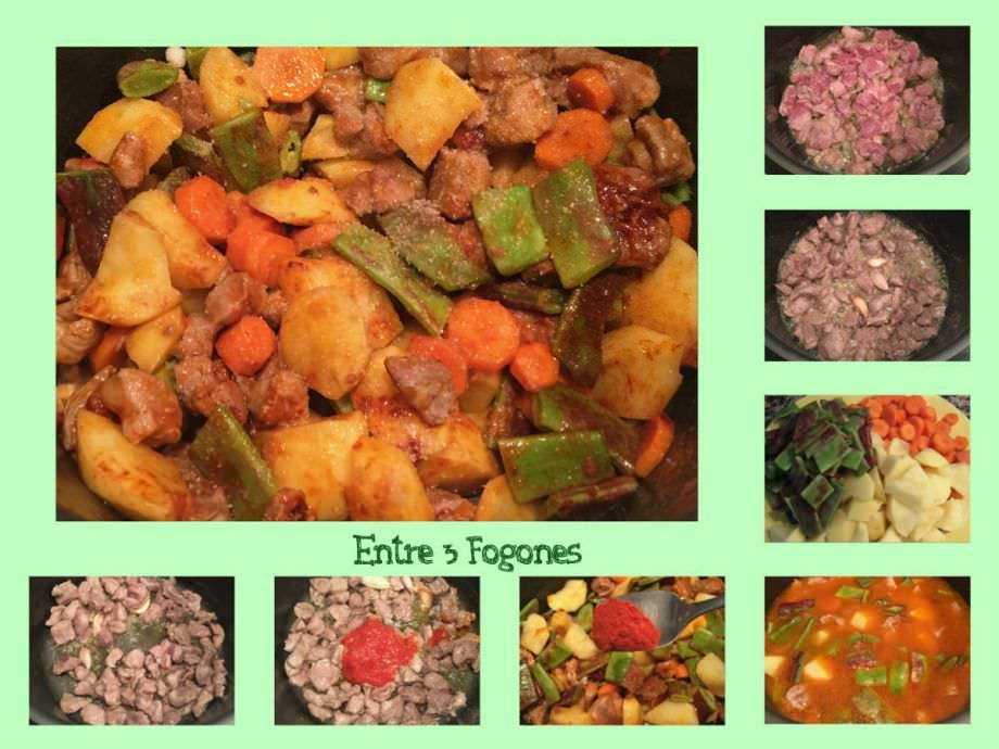Pasos Guisado de Cordero con Verduras