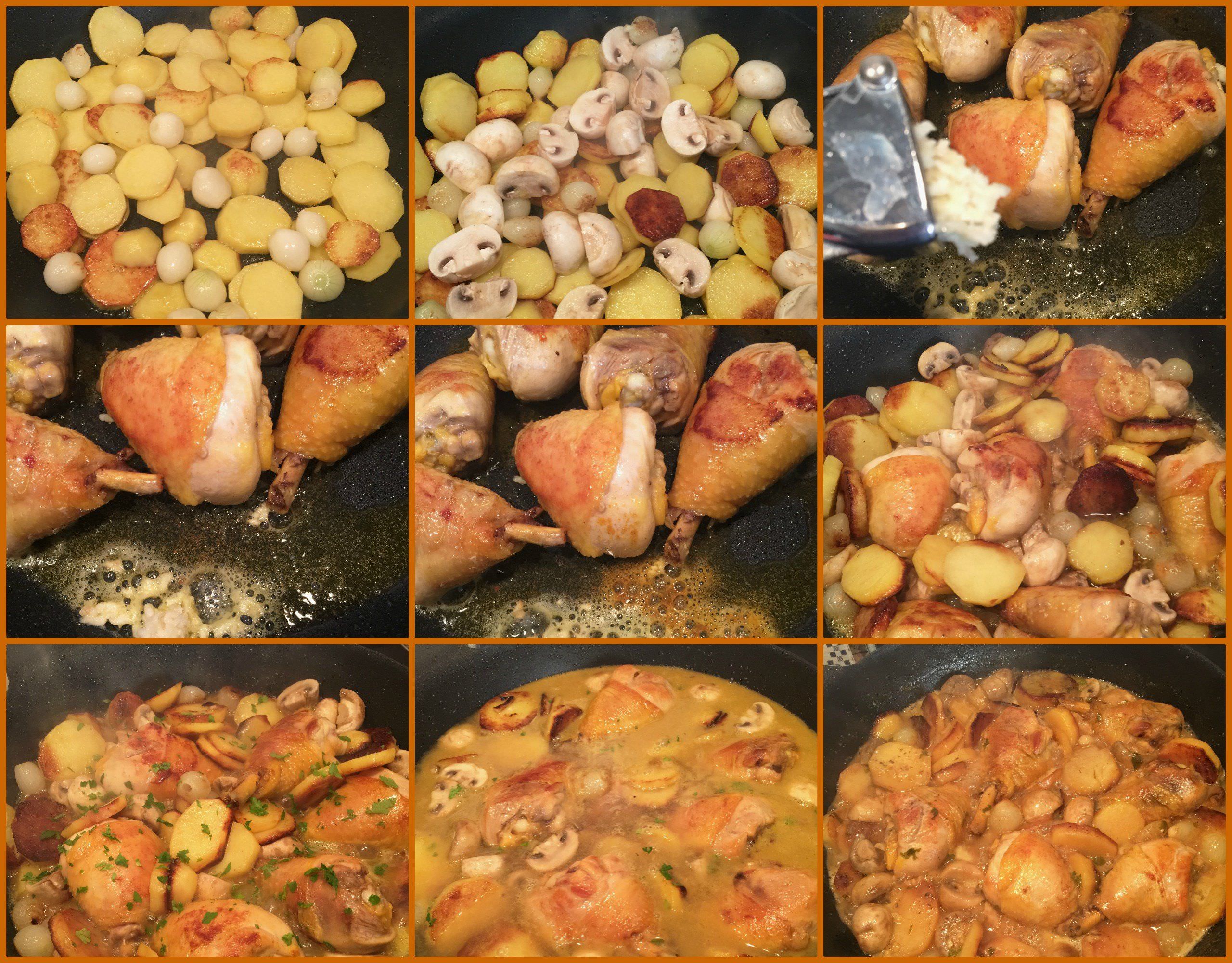Pasos Jamoncitos de Pollo en Salsa con Champiñones Pasos Jamoncitos de Pollo en Salsa con Champiñones
