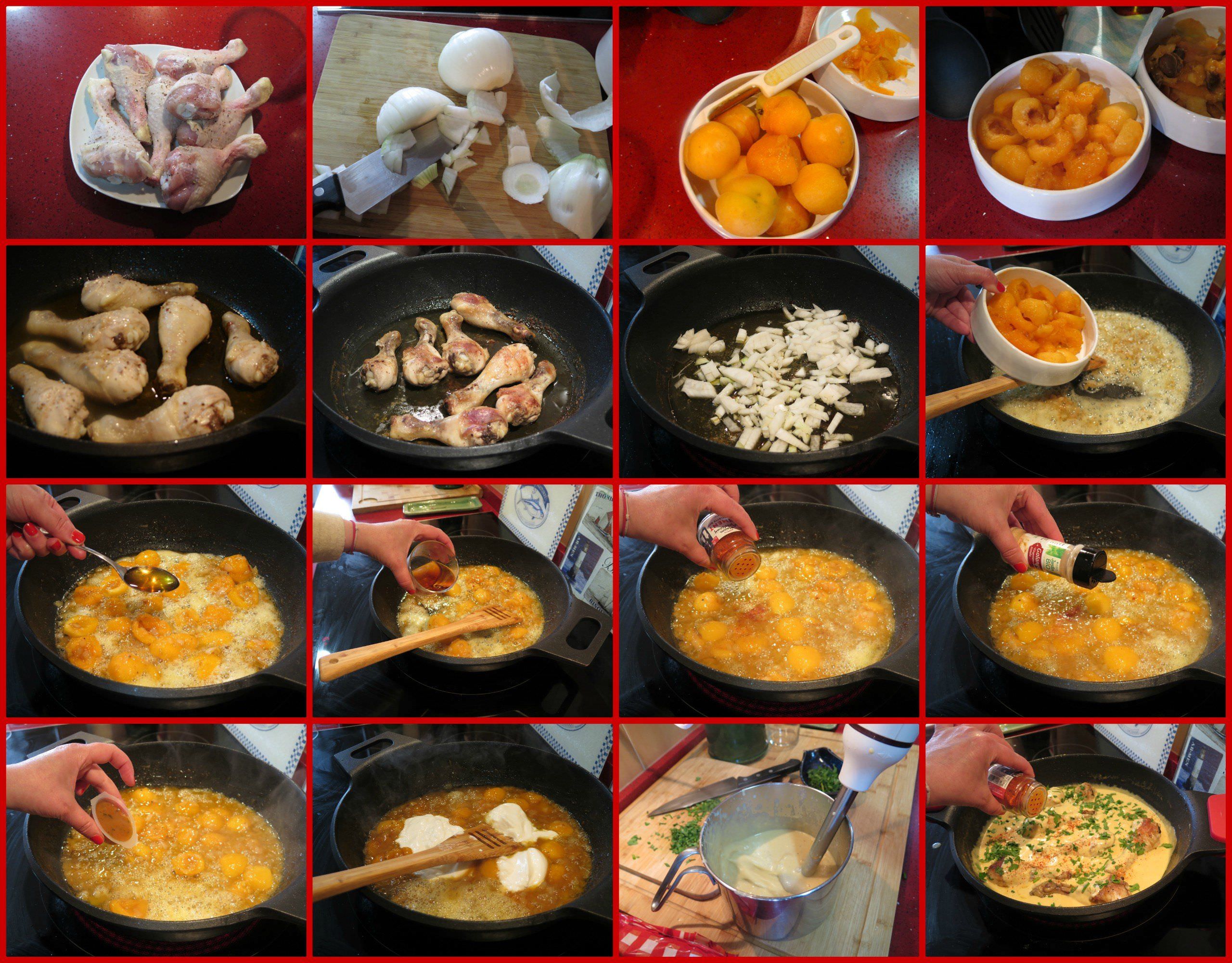 Pasos Jamoncitos de Pollo en Salsa de Albaricoques Pasos Jamoncitos de Pollo en Salsa de Albaricoques