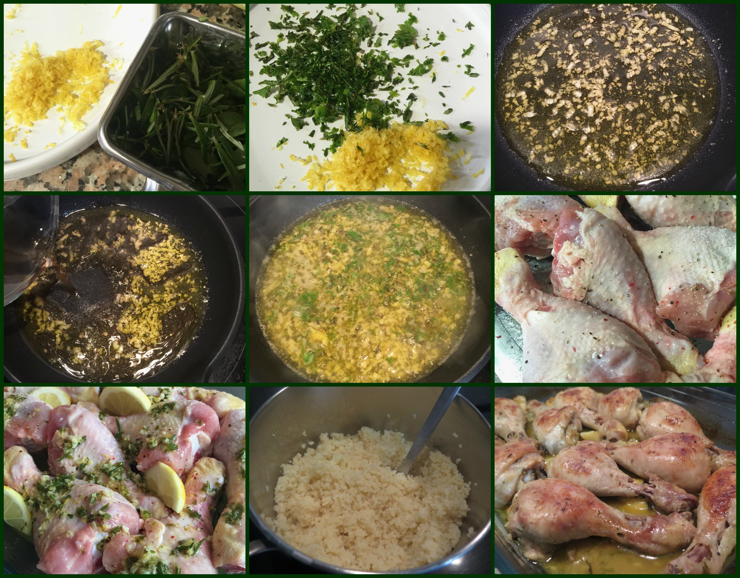 Pasos Muslos de Pollo al Horno con Limón y Hierbas Aromáticas