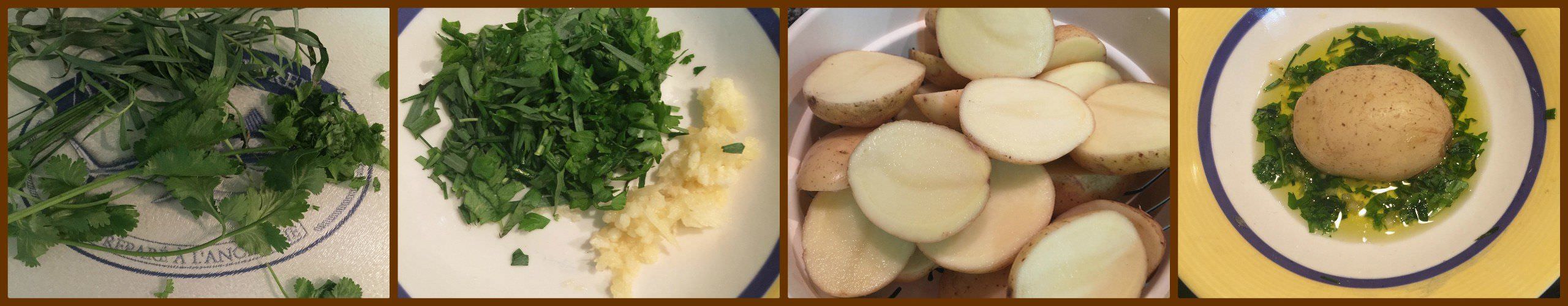 Pasos Patatas al Vapor con Hierbas Aromáticas