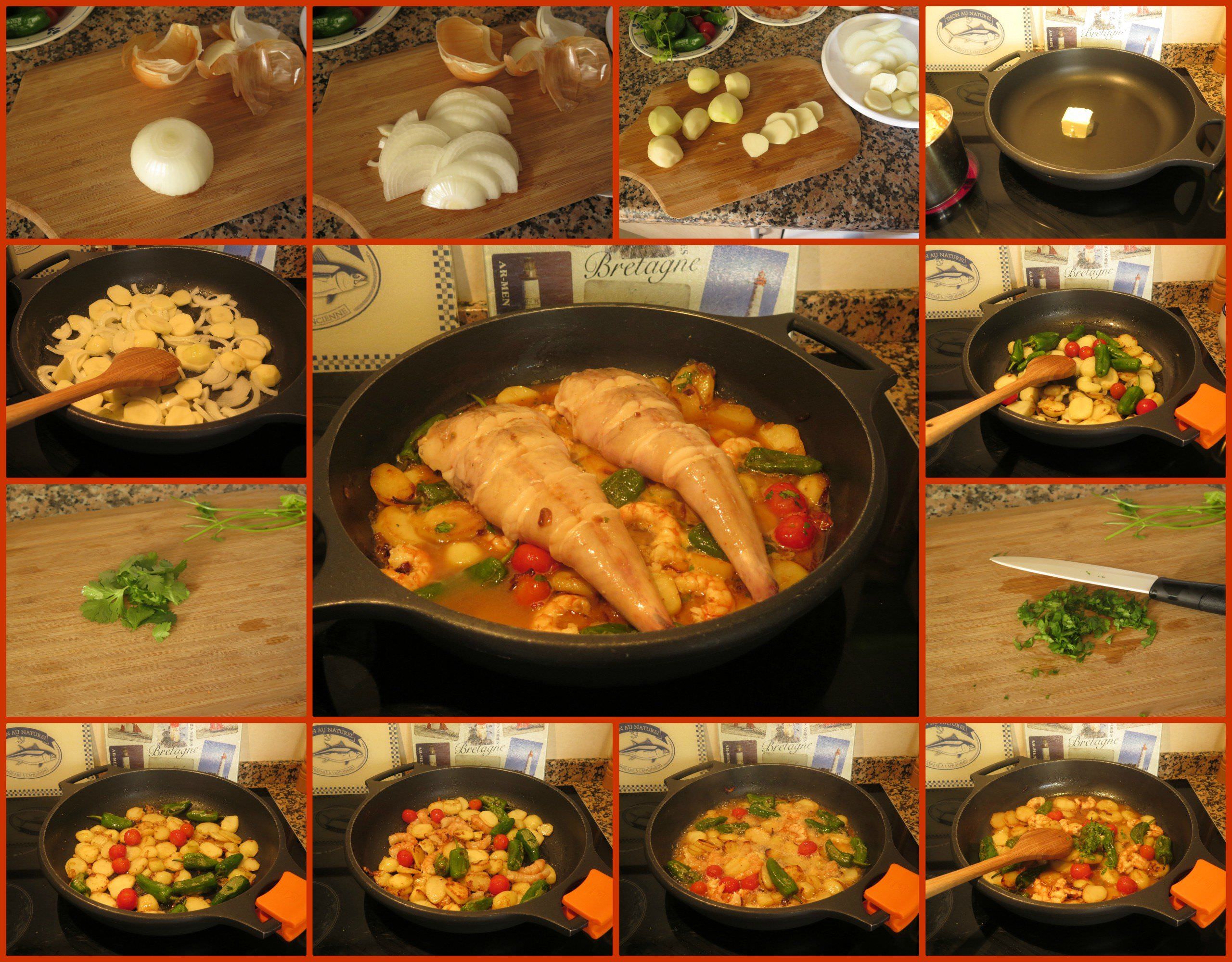 Pasos Rape al Horno con Verduras a la Sidra Pasos Rape al Horno con Verduras a la Sidra