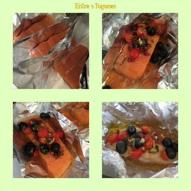 Pasos Papillote de Salmón al Horno