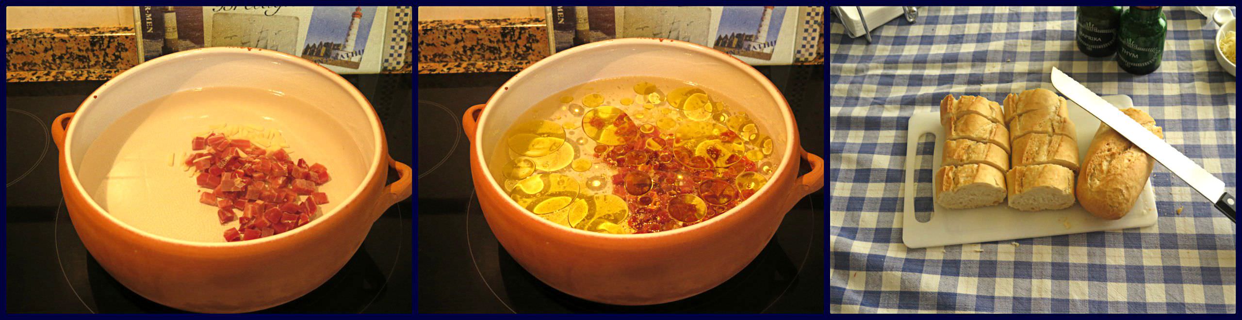 Pasos Sopa de Ajo o Sopa Castellana