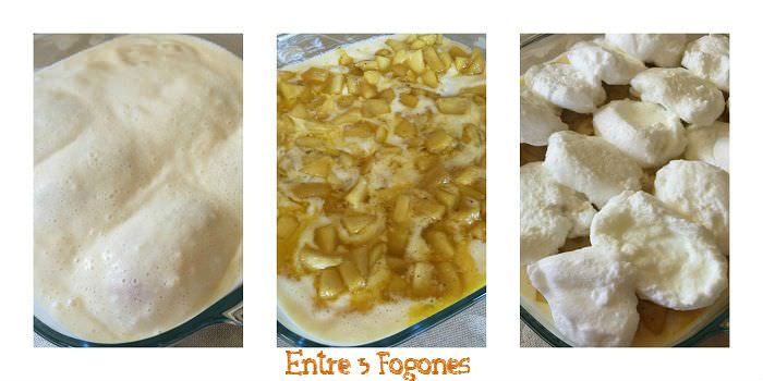 Pasos Soufflé de Manzana con Natilla Casera