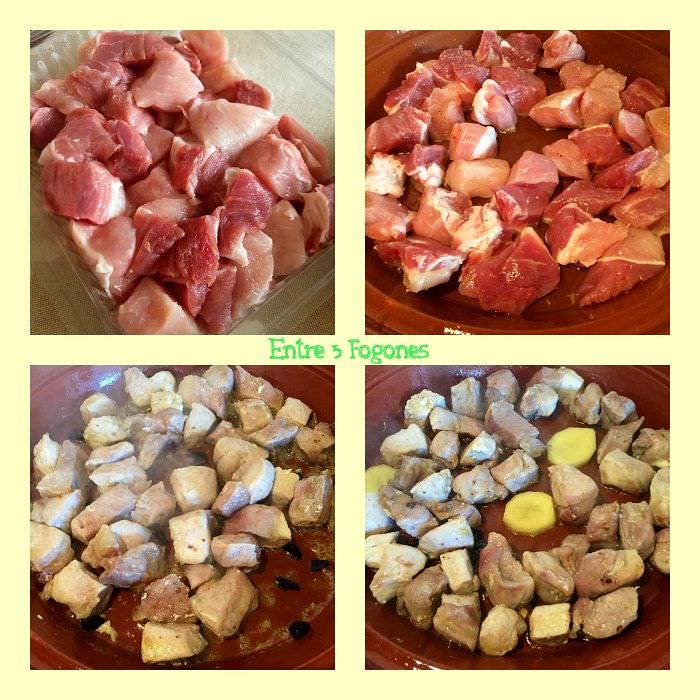 Pasos Tajine de Lomo de Cerdo con Castañas Pasos Tajine de Lomo de Cerdo con Castañas