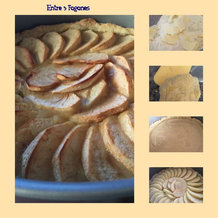 Pasos Tarta de Manzana Casera