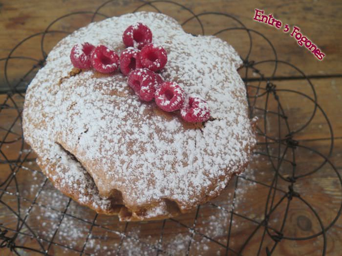 Pastel de Chocolate blanco y spéculoos