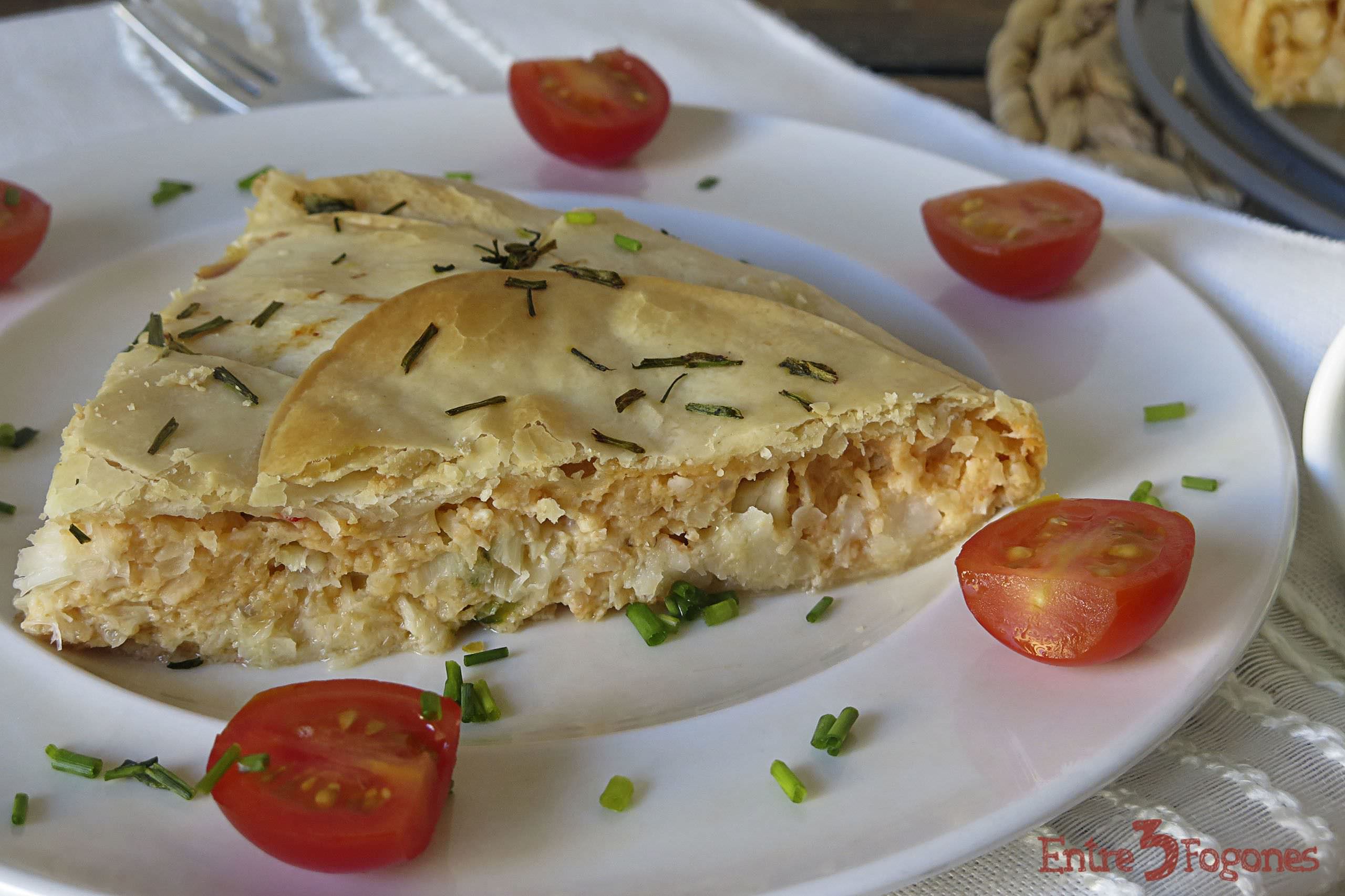 Pastel de Cabracho y Gambas Receta Pastel de Cabracho y Gambas