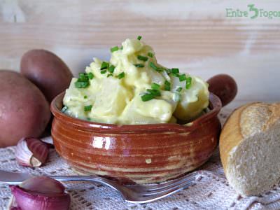 Patatas con Alioli de Anchoas
