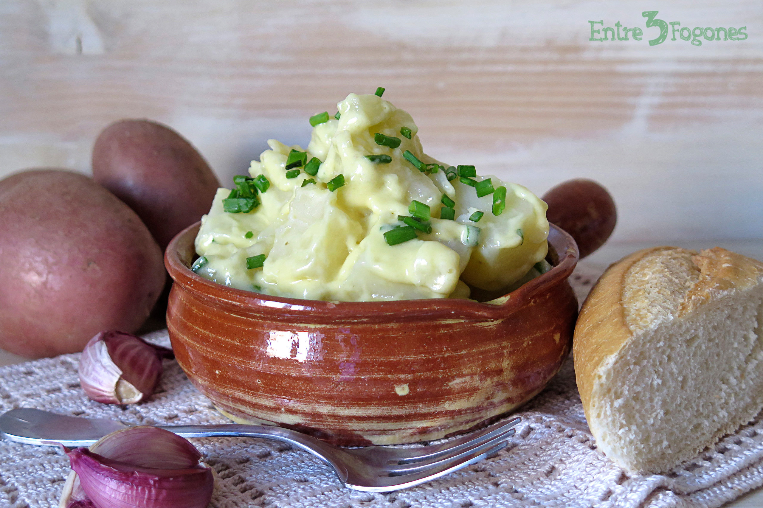 Patatas con Alioli de Anchoas