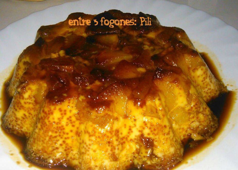 Flan de Manzana