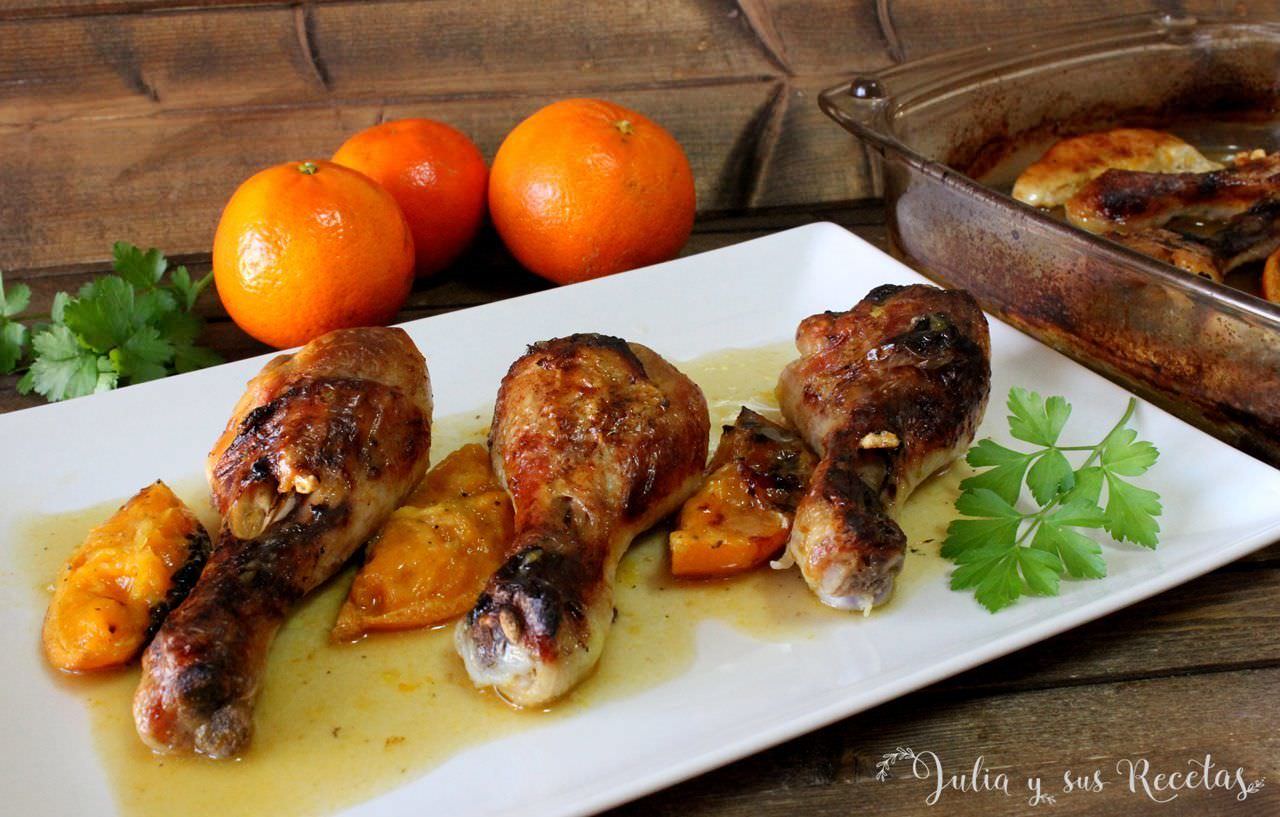 Pollo a la Mandarina Pollo a la Mandarina