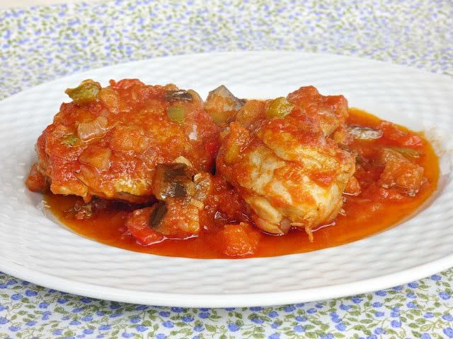 Pollo con Samfaina Pollo con Samfaina