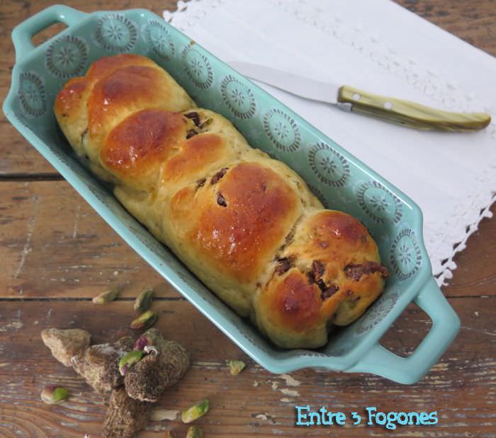 Pan Brioche de Higos Deshidratados y Pistachos