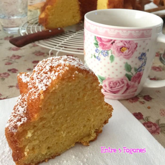 Bundt Cake de Nata y Naranja