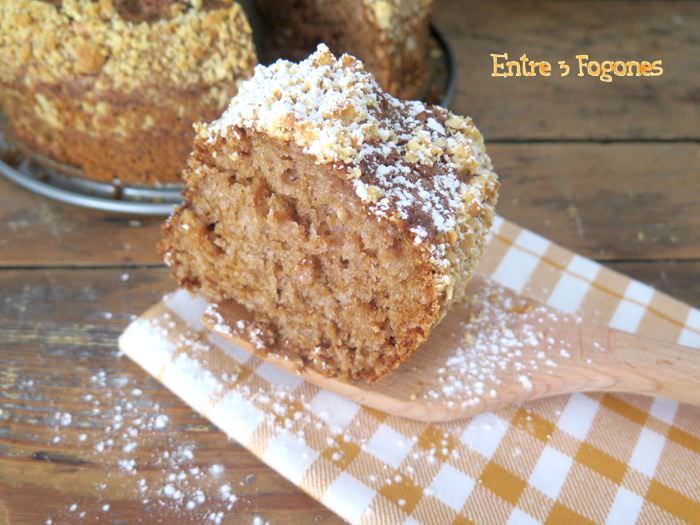 Cake de Coulis de Fresas y Nueces de Macadamia