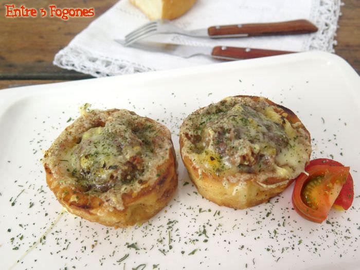 Cestos de Berenjena Rellenos de Carne