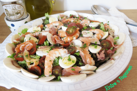 Ensalada de Langostinos y Ahumados