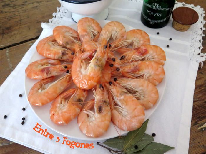 Receta Langostinos Cocidos