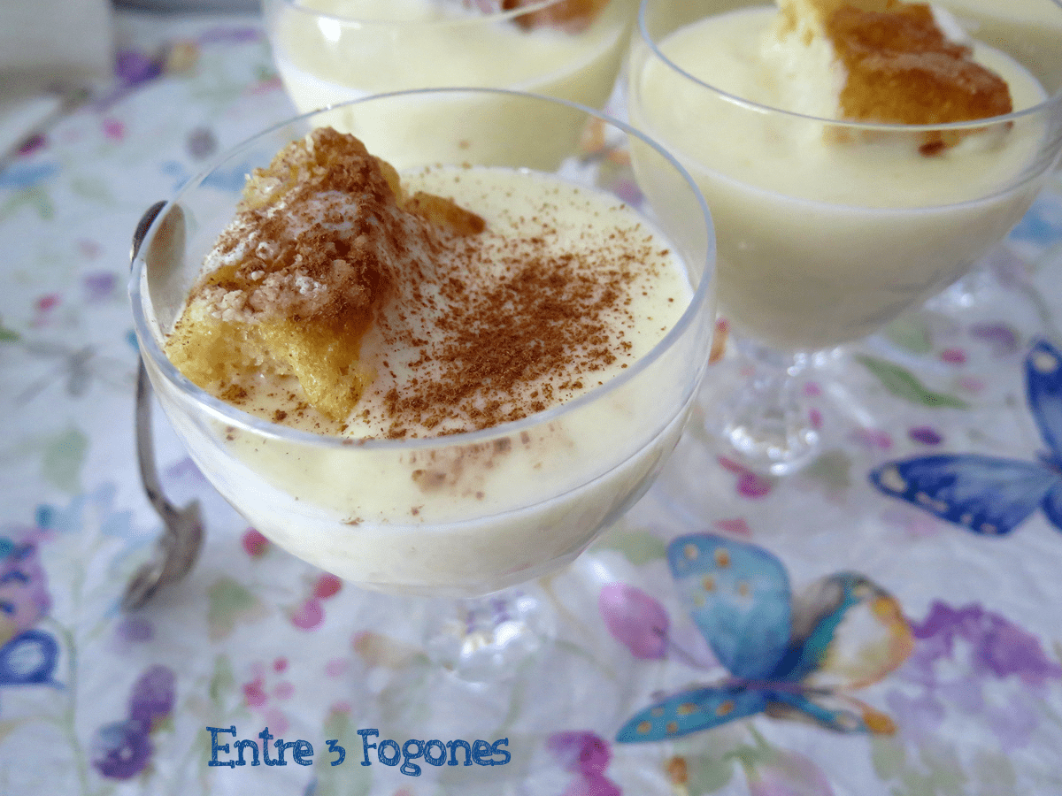 Natillas de Limón con Magdalena
