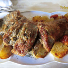 Paletilla de Cordero al Horno con Patatas