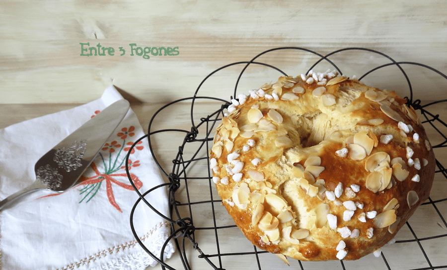 Roscón de Reyes con Masa de Brioche