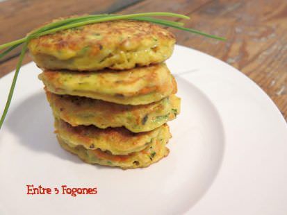 Tortillitas de Calabacín y Zanahoria Tortillitas de Calabacín y Zanahoria