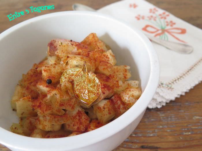 Yuca en Escabeche al Pimentón de la Vera