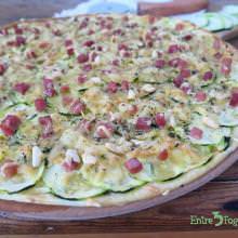 Quiche de Calabacín y Lacón Gallego