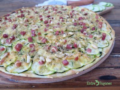Quiche de Calabacín y Lacón Gallego