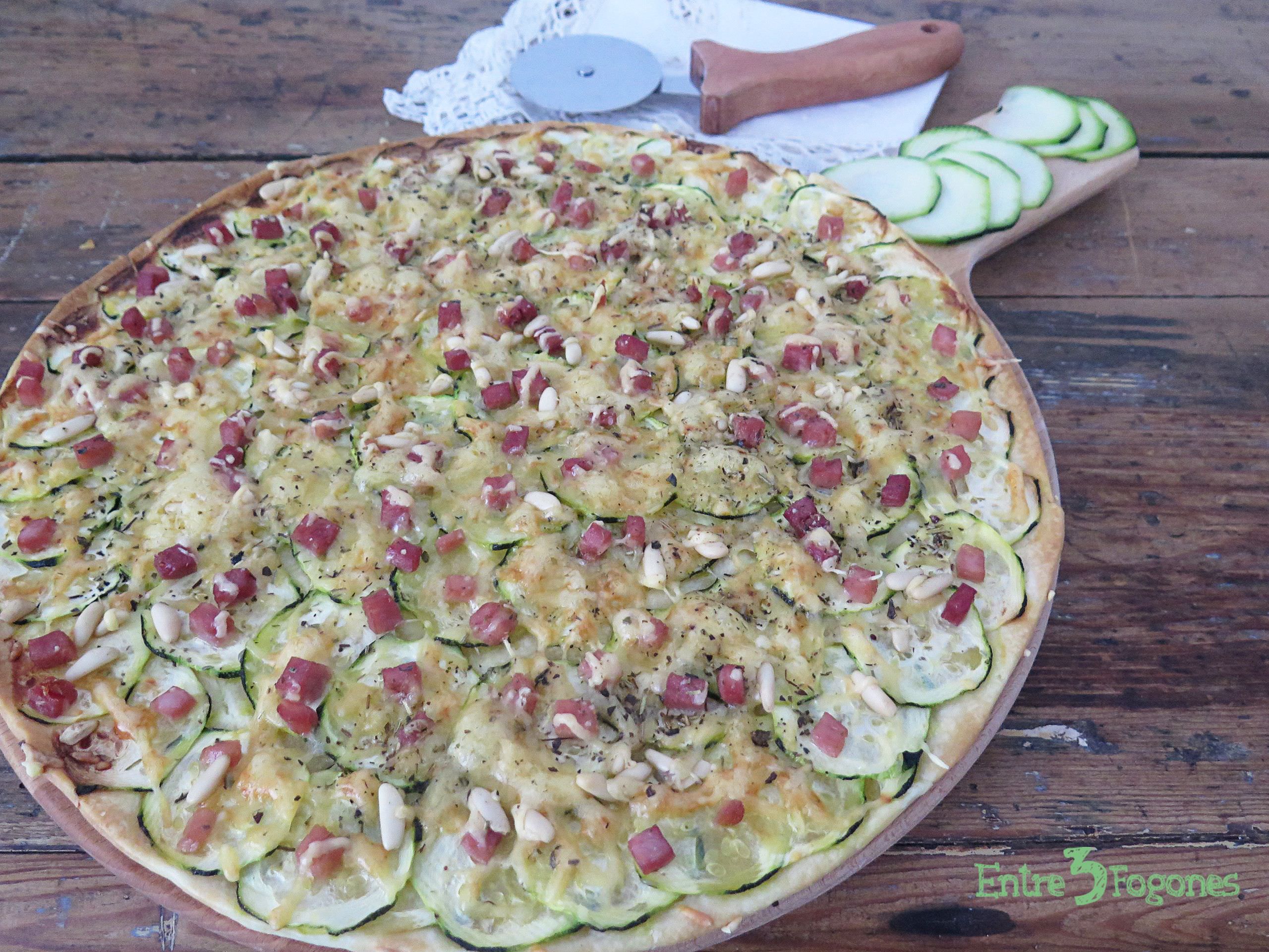 Receta Quiche de Calabacín y Lacón Gallego