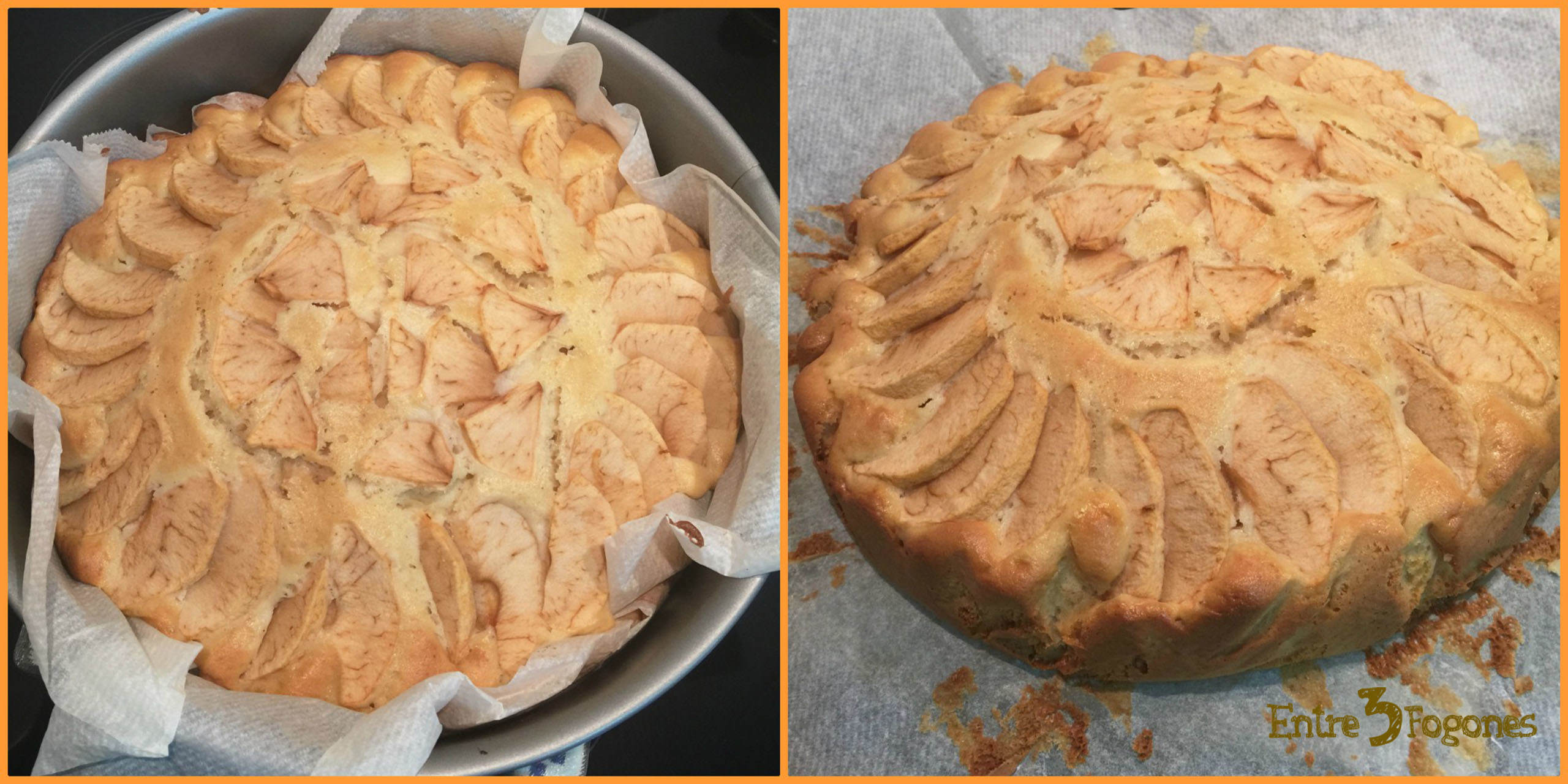 Bizcocho de Manzanas con Leche Ideal