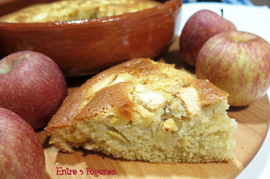 Receta Bizcocho con Manzanas