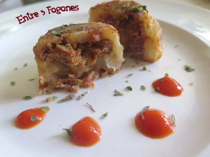 Buñuelos de Yuca Rellenos de Tasajo Receta Bolas de Yuca Rellenas de Tasajo