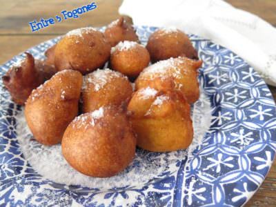 Receta Buñuelos de Plátano y Coco Receta Buñuelos de Plátano y Coco