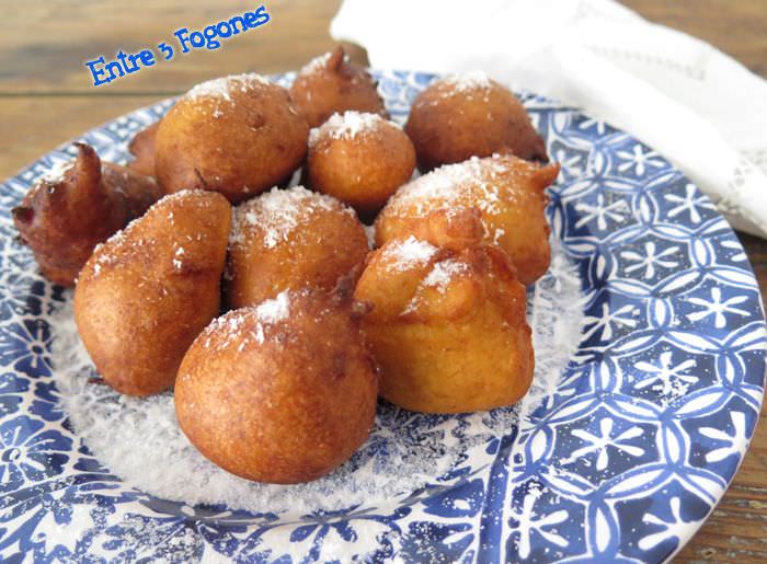 Receta Buñuelos de Plátano y Coco
