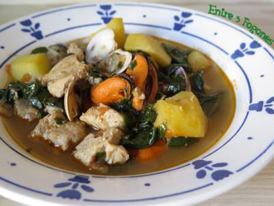 receta-caldo-patatas-atun Receta Caldo de Patatas con Atún