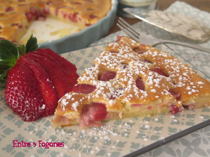 Receta Clafoutis de Fresas