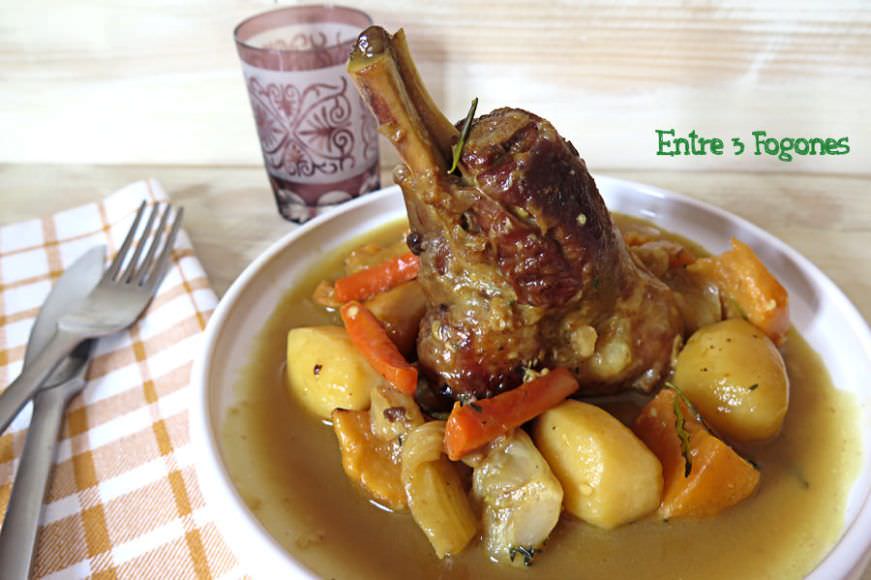 Receta Jarretes de Cordero Receta Jarretes de Cordero