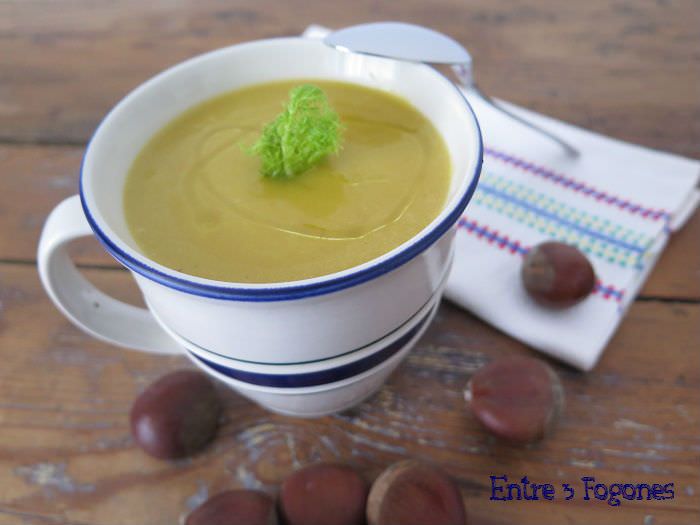 Crema de Calabaza y Castañas