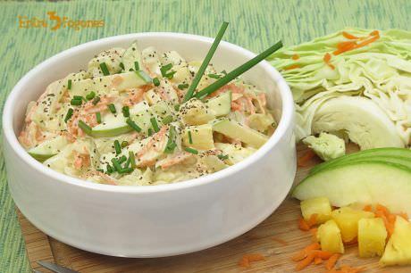 Receta Ensalada de Col o Repollo. Coleslaw al estilo de Brooklyn