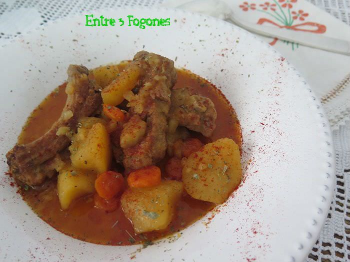 Receta Guisado de Costillas de Cerdo